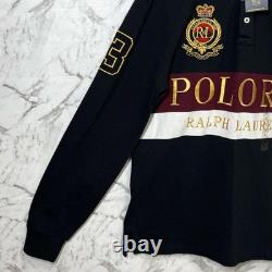 New Ralph Lauren Long Sleeve Polo Shirt Big Pony Logo Embroidery