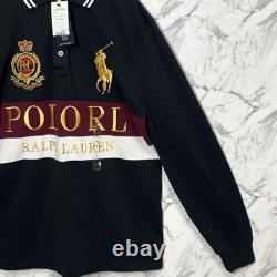 New Ralph Lauren Long Sleeve Polo Shirt Big Pony Logo Embroidery