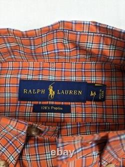 New Ralph Lauren Men's Classic Fit Poplin Button Down Shirt Medium New