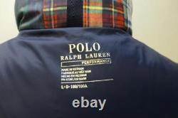 New Ralph Lauren Polo Down Puffer Madras patchwork Stadium Bear Vest mens Large