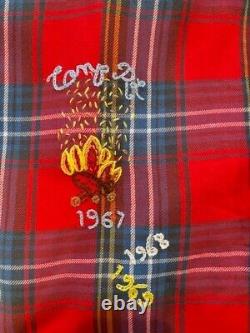 New Ralph Lauren Polo Plaid Embroidered Aztec Sportsman Western Polo Jean 2XL