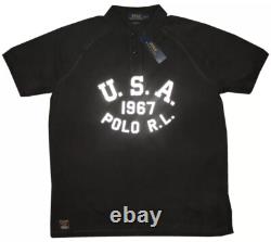 New Ralph Lauren Polo Rugby Shirt 2 Button Custom Fit XL USA 1967 Polo Rl Rare