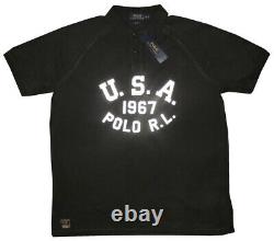 New Ralph Lauren Polo Shirt XL 2 Button Custom Fit USA 1967 Polo Rl Rare