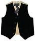 New Ralph Lauren Polo Vest 8 Kids Boys Black Velvet 4 Button