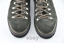 New Ralph Lauren Purple Label 11d Fidel Green Suede Norvegese Boots Italy