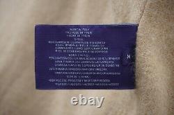 New Ralph Lauren Purple Label Leather Tan Aviator M Medium $5k