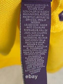 New Ralph Lauren Purple Label Made In Italy Cotton Polo Shirt Yellow XXL $350