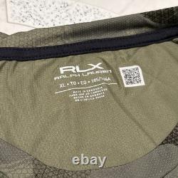 New Ralph Lauren RLX Performance Mesh Long Sleeve T-Shirt Camo Men's Size XL