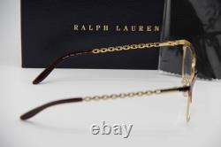 New Ralph Lauren Rl 5106 9395 Black Gold Hav Authentic Frames Eyeglasses 53-16