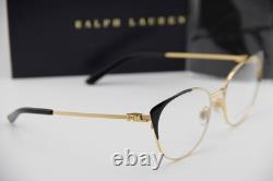 New Ralph Lauren Rl 5111 9337 Gold Black Authentic Frames Eyeglasses 52-17