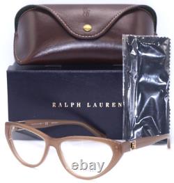 New Ralph Lauren Rl 6188 5538 Brown Gold Authentic Eyeglasses 55-15