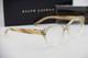New Ralph Lauren Rl 6236u 6111 Clear Brown Horn Authentic Frame Eyeglasses 53-17