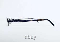 New Ralph Lauren Silver Reader Rectangular Glasses Italy RL5009 47 19 135