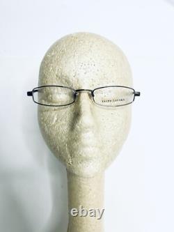 New Ralph Lauren Silver Reader Rectangular Glasses Italy RL5009 47 19 135