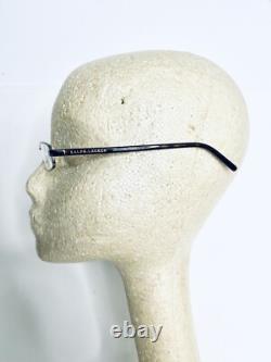 New Ralph Lauren Silver Reader Rectangular Glasses Italy RL5009 47 19 135