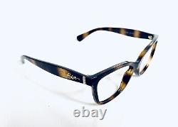 New Ralph Lauren Tortoise Lucite & Gold Wayfarer Glasses RA7088 1378 53 16 140