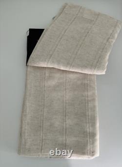 New Ralph Lauren Window Curtains 4 Panels Beige 54 x 96 Linen Hamilton Back Tab