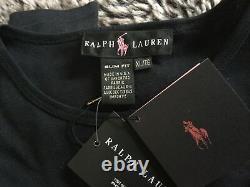 New Ralph Lauren black label Fighting Breast Cancer Limited Pink pony Tee, XL