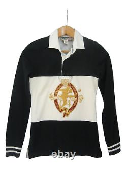 New Vtg 2004 Ralph Lauren Rugby Shirt Womens XS Embroidered LS Polo Knit Shirt