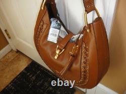 New With Tag Ralph Lauren ASHFIELD ABREE HOBO Leather BagMFSRP $498.00 Authentic