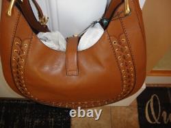 New With Tag Ralph Lauren ASHFIELD ABREE HOBO Leather BagMFSRP $498.00 Authentic