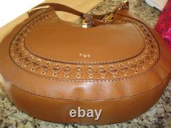 New With Tag Ralph Lauren ASHFIELD ABREE HOBO Leather BagMFSRP $498.00 Authentic