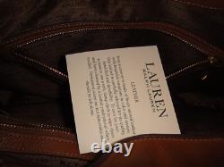 New With Tag Ralph Lauren ASHFIELD ABREE HOBO Leather BagMFSRP $498.00 Authentic