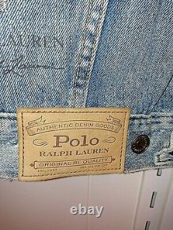 New With Tags Polo Ralph Lauren Women's Polo Jeans Suit Bear Denim Jean Jacket