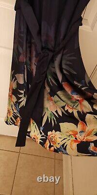 New With Tags Ralph Lauren Knee Length Gorgeous Floral Dress, Size 16