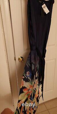 New With Tags Ralph Lauren Knee Length Gorgeous Floral Dress, Size 16