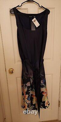 New With Tags Ralph Lauren Knee Length Gorgeous Floral Dress, Size 16