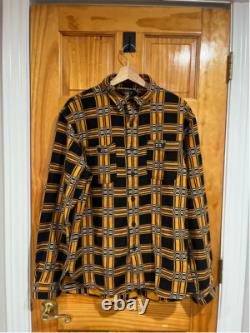 New with Tag Double RL Ralph Lauren Men's Jacquard Work in YellowithSulphur Large