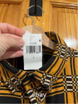 New with Tag Double RL Ralph Lauren Men's Jacquard Work in YellowithSulphur Large