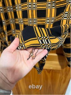 New with Tag Double RL Ralph Lauren Men's Jacquard Work in YellowithSulphur Large