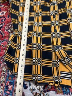 New with Tag Double RL Ralph Lauren Men's Jacquard Work in YellowithSulphur Large