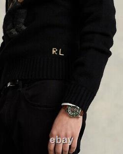 Nwt Polo Ralph Lauren Mens XXL Black Lunar New Year Bear Wool & Cashmere Sweater