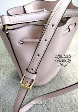 Nwt! Ralph Lauren Pink Leather Andie Drawstring Bucket Crossbody Bag $295 Nwt! Ralph Lauren Pink Leather Andie Drawstring Bucket Crossbody Bag $295