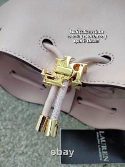 Nwt! Ralph Lauren Pink Leather Andie Drawstring Bucket Crossbody Bag $295 Nwt! Ralph Lauren Pink Leather Andie Drawstring Bucket Crossbody Bag $295