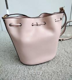 Nwt! Ralph Lauren Pink Leather Andie Drawstring Bucket Crossbody Bag $295 Nwt! Ralph Lauren Pink Leather Andie Drawstring Bucket Crossbody Bag $295