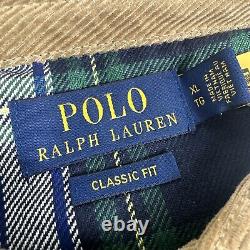 Nwt Ralph Lauren Polo Bear Classic Fit Rugby Shirt Corduroy Collar Stripe