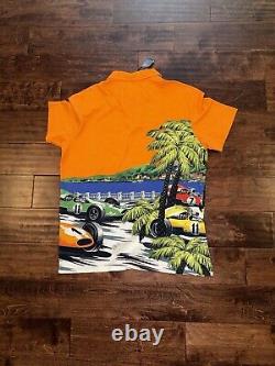 Nwt Vintage Ralph Lauren Polo Sport Grand Prix Stadium P Wing Racing Beach Sz L