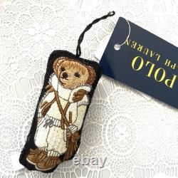 POLO Polo Ralph Lauren Bag Charm New Polo Bear Key Holder Ornament Embroidery Kn