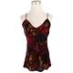 Polo Ralph Lauren 10 Floral Velvet Spaghetti Strap Camisole Top Nwt