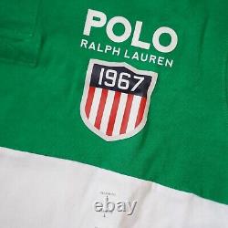 POLO RALPH LAUREN 1967 long sleeve color block Rugby shirt