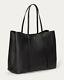 Polo Ralph Lauren Large Lennox Pebbled Leather Tote Shoulder Bag Black $398 Nwt