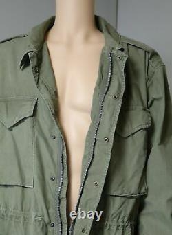 POLO RALPH LAUREN MEN'S OLIVE GREEN MILITARY STYLE COMBAT FIELD JACKET 2XB New