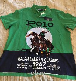 POLO RALPH LAUREN Men's BEDFORD Rugby Size XL Green NEW Shirt FREE SHIPPING
