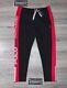 Polo Ralph Lauren Men's Black Red Polo 67 Logo Double Knit Jogger Track Pant Nwt