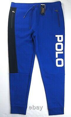 POLO RALPH LAUREN Men's Blue Multi Colorblock Mesh Hoodie & Jogger Pants NWT