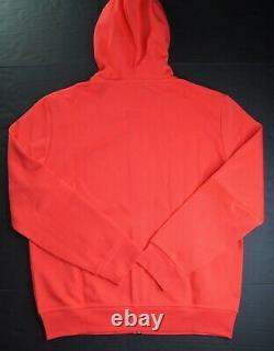 POLO RALPH LAUREN Men's Bright Red Double Knit Full Zip Hoodie & Jogger Set NWT